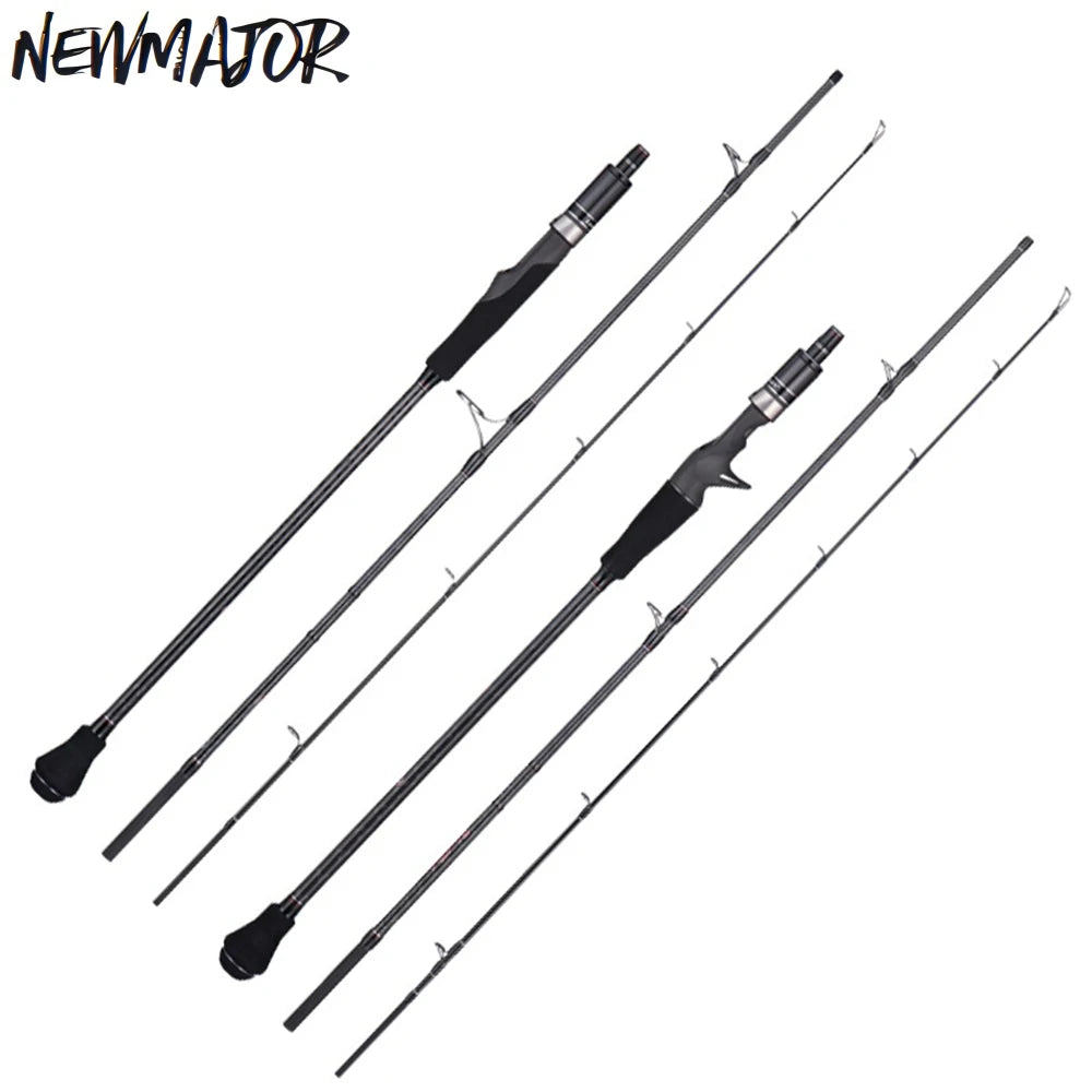 Lurekiller 1.91m M/ML 40-150G/80-250G 3-Section Black Rider Slow Jigging Rod EVA Handle Carbon Ocean Boat for Sea Saltwater