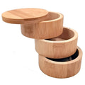 Wholesale 3 Layer Bamboo Yeast Rice Salt Box