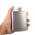 Custom High Quality Titanium Alloy Outdoor Hip Flask Portable Mini Screw Lid Hip Flask for Outdoor Travel