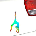 Gymnastics Gym Dance Girl Decal Car Window Door Wall Laptop Vinyl Sticker Gift Die Cut Decals Latop Window Glass Vinyl Sticker