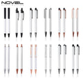 Dye Sublimation Blanks Ball Point Pen Custom Logo Heat Press White Sublimation Blank Pen MegaBDM