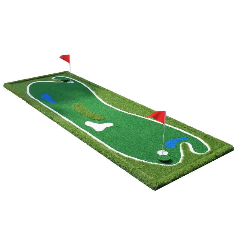 Custom Golf Mat for Office Home Backyard Use Indoor Outdoor Portable Artificial Grass Golf Turf Golf Putting Green Mat