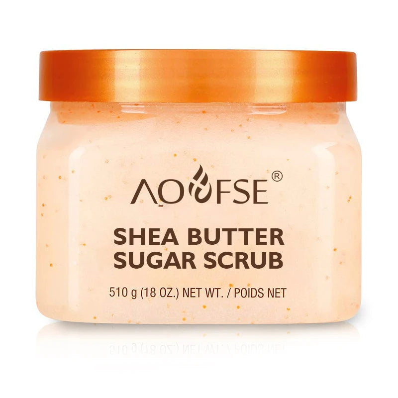 Wholesale Natural Fruit Shea Butter Exfoliating Whitening Moisturizing Face Shea Sugar Scrub Body Scrub