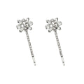 Crystal Flower Hair Clip Bridal Party Decorations Hair Clips Jewelry Decoration Simple Stylish Hair Accessories