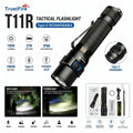 TrustFire T11R 1800 LM Tactical Flashlight Type-C Rechargeable LED Torch 18650 Battery IP68 Waterproof Searchlight for Camping
