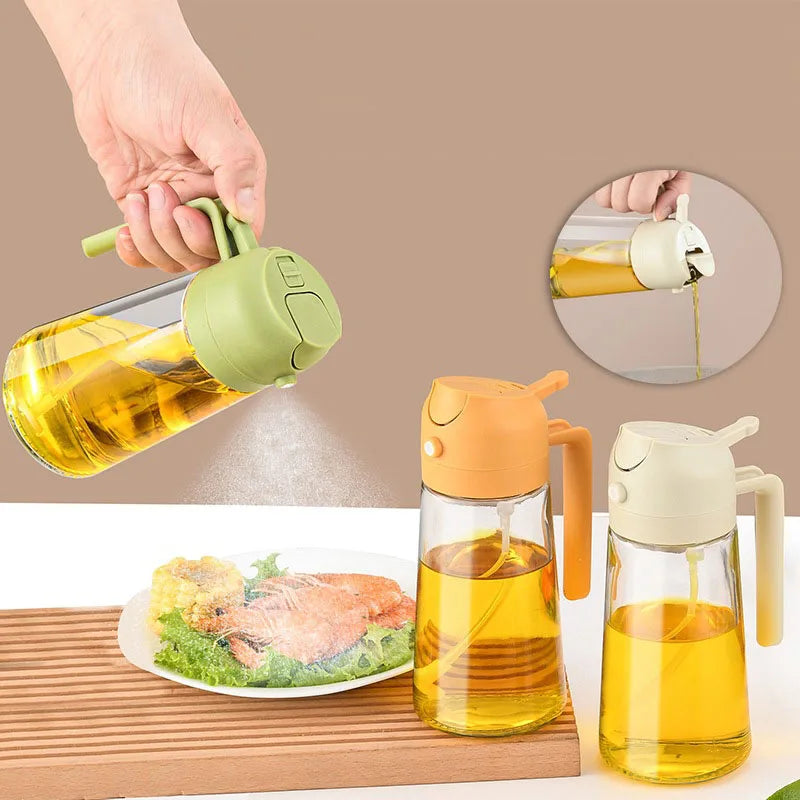 0.5g Once Spray 470ml Olive Oil Cooking Oil Barbecue Spray Atomization Spray Bottle