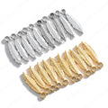 Wholesale Gold Plated Stainless Steel Feather Charms Creative Quill Pendant for Diy Necklace Bracelet Jewelry Accessories