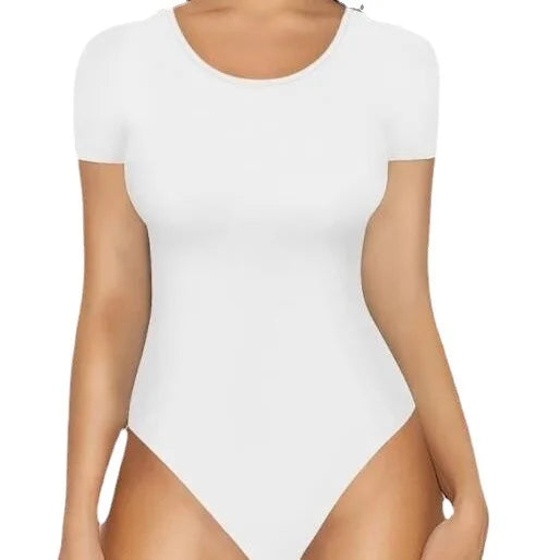 Europe and America Comfortable Fabric Solid Color Lady Shapewear Skin Friendly Beauty Body Women's Bodysuit MegaBDM