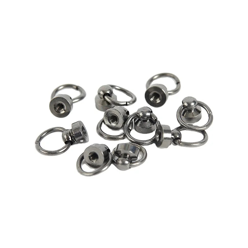 Bag Round Head Ring Spikes Punk Nozzle With Screws for Hat Phone Case Diy Leather Belt Shoes Bag Chicago Screw Nail Rivet