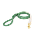 High Quality Rainbow Braided Hand Woven Cotton Rope Portable Ombre Training Pet Leash for Dogs and Cats