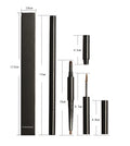 Brows Pencil with Powder and Brush Three-in-one Multi-functional Brow Highlighter Pencil Customized Eye Makeup Eyebrow Pencil