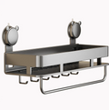 Suction Cup Space Storage Rack square Basket Wall Hanging Toilet Toilet Washroom Toilet Wash Station Shower Room Storage Rack