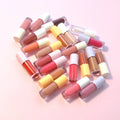 Wholesale Waterproof pink  Glitter Lipgloss Tubes Custom Brand Empty clear Private Label Vegan Glossy Lipgloss