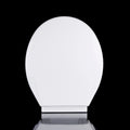 Round Toilet Seat Covers Round Shape PP Plastic Soft Close Top Fixing WC Lid Cover