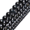 AA Black Blue Tiger Eye Round Energy Stone Healing Power Gemstone Loose Beads (Natural Tiger Eye Color Dyed)
