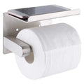 Superior Stainless Steel Bathroom Toilet Paper Holder High Quality Brushed Toilet Roll Holder With Shelf