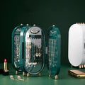 Simple ABS Plastic Earrings Jewelry Storage Box Bracelet Necklace Jewelry Packaging Box with Mirror