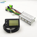 36V 48V 350W 15A Brushless Motor Drive Controller S866 LCD Speed Mileage Battery Capacity Voltage Display Screen Kit