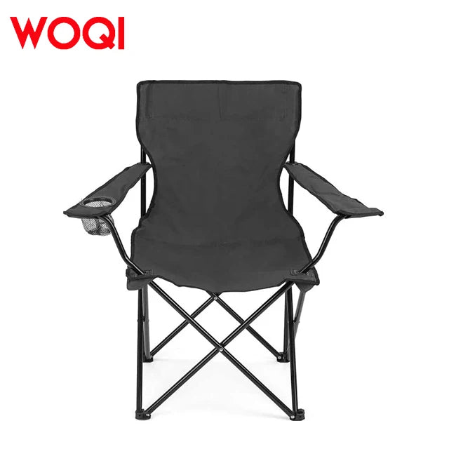 WOQI Factory Wholesale Customization Folding Portable Leisure Large Camping Soft Cushion Armchair Beach Chair