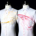 Breathable Waterproof Stain-proof Men's Shirt Wrinkle Stain Resistant Casual Long Sleeved Shirt Anti-Dirt Men's Shirt