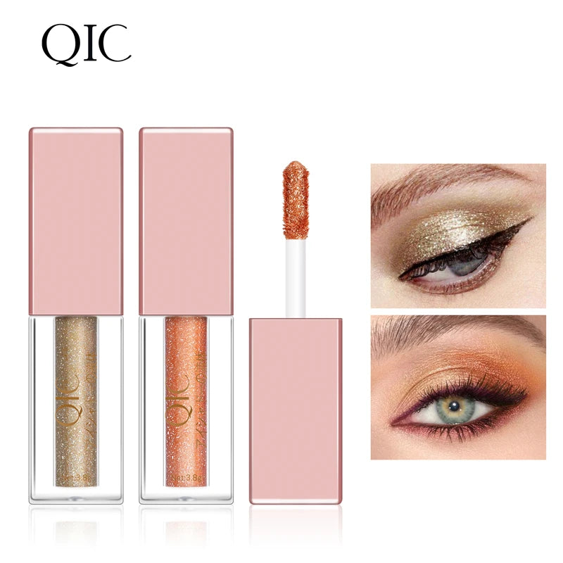 8 Colors High Pigment Cosmetics Eye Shadow Stick Sweatproof Glitter Eyeshadow Pencil Shimmer Finish Chemical Ingredients Makeup