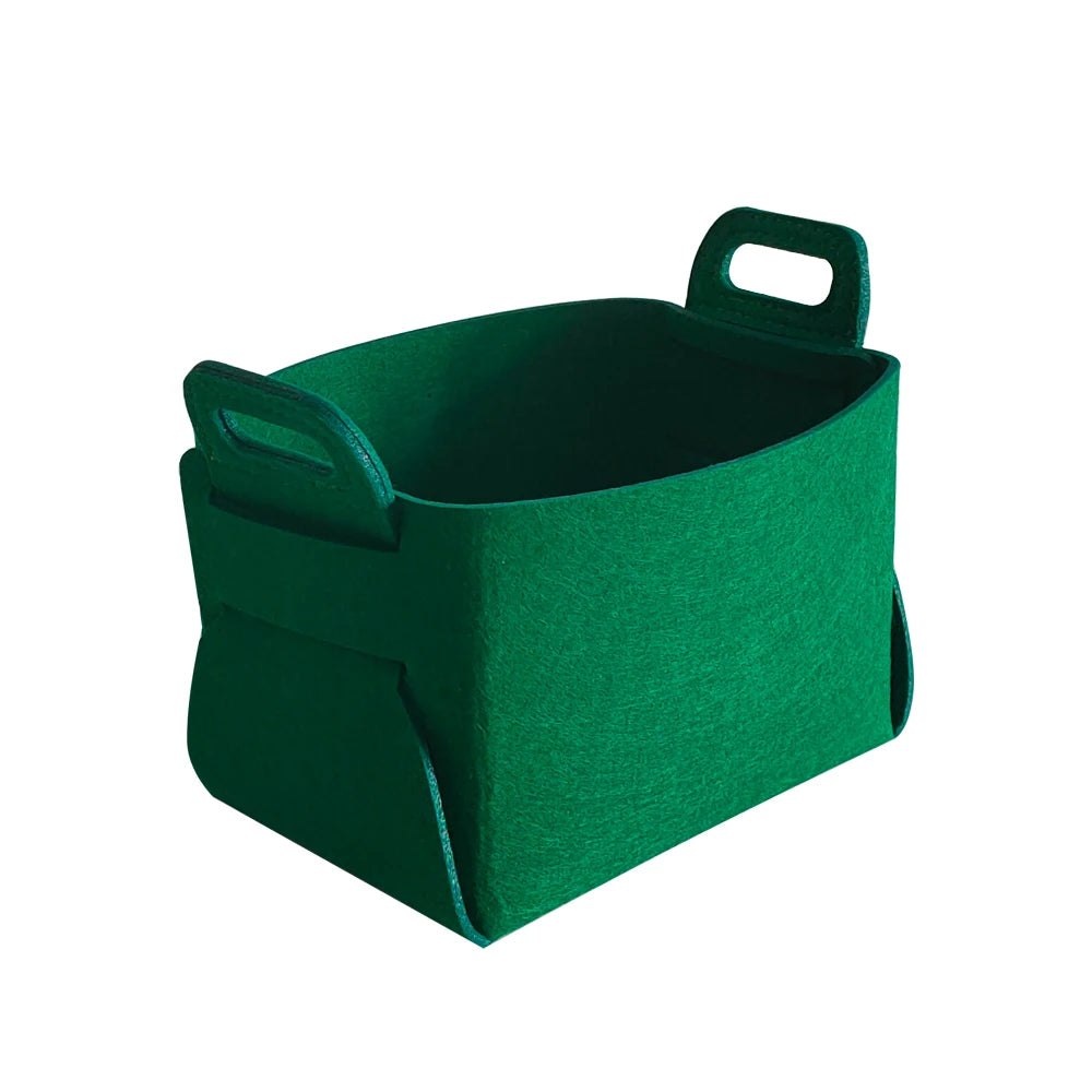 Home Storage Basket  Felt Laundry Storage Bin  Basket