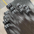 Private Label Hair Weaves Raw Vietnamese Human Hair Unprocessed Cambodian Raw Bone Straight Hair Bundles Vendor