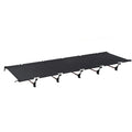 Wholesale Outdoor Folding Camping Bed 7075 Aluminum Extra Large Cot Portable Single Sleeping Bed Cot for Hiking Travel Rest