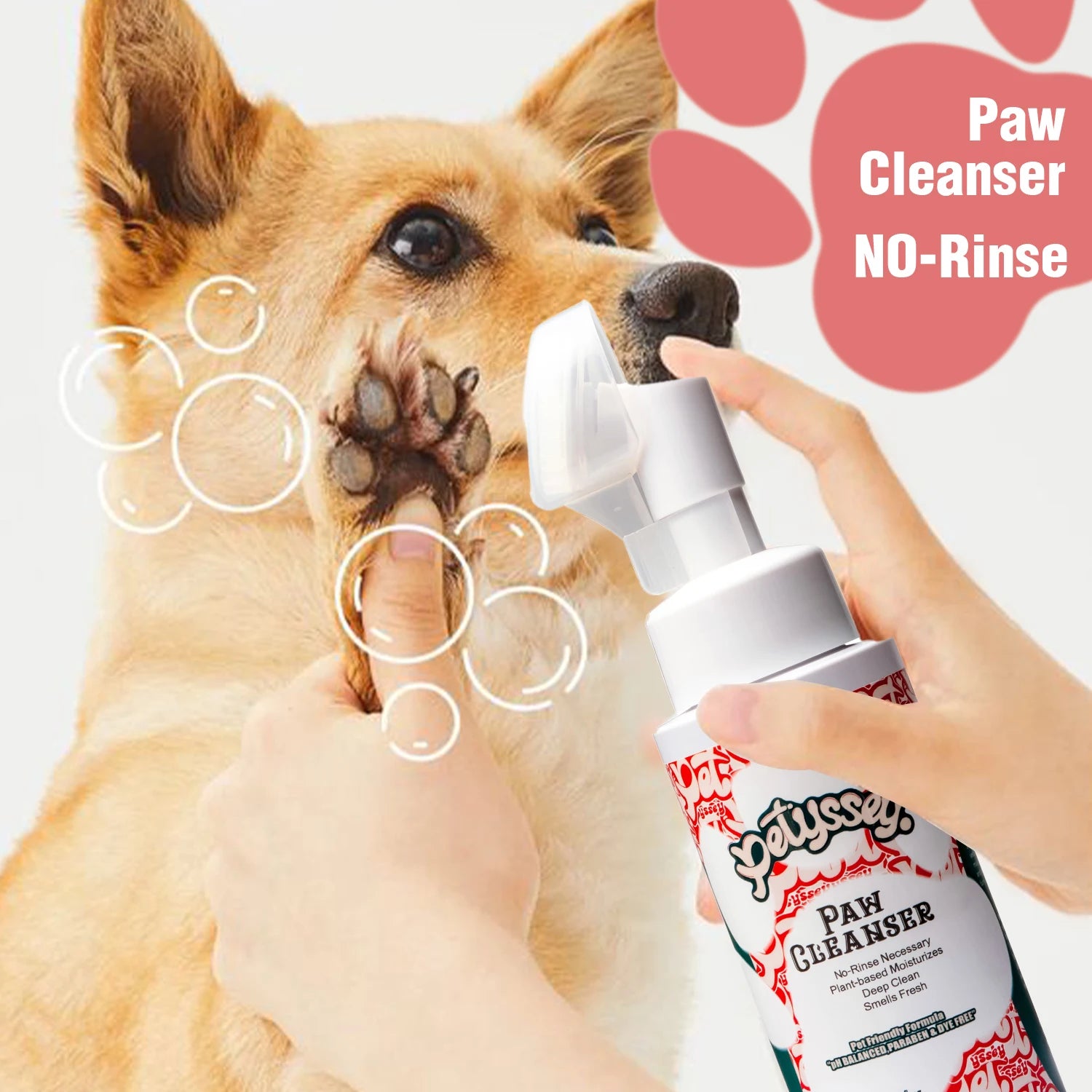 Luxury Eco-Friendly Dog Paw Shampoo Mud Buster Formula for Deep Clean & Gentle Paw Care Bathroom Use for All Breeds