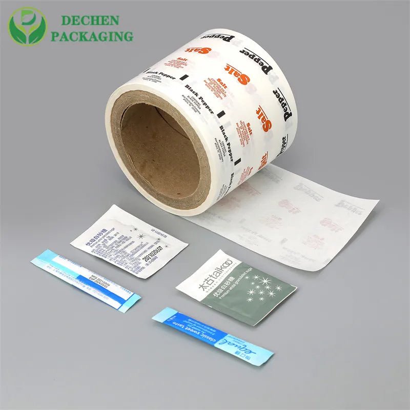 Poly Wrapping and Printing Coated Film Paper Roll for Salt Pepper Powder