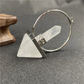 Diy Wholesale Custom Pendulum Pyramid Reiki Healing Crystal Stone Pendant Gem Necklace Pendants Charms for Jewelry Making