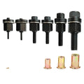 Pull Rivet Nut Gun Rivet Nut Tool Manual Electric Pull Gun Simple Rivet Head Rivnut  Accessory for Nuts M3 M4 M5 M6 M8 M10 M12