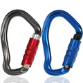 JRSGS Heavy Duty 23KN Customizable Logo Carabiner Wide Opening Snap Hook Outdoor Mountain Climbing Industrial Clevis slip