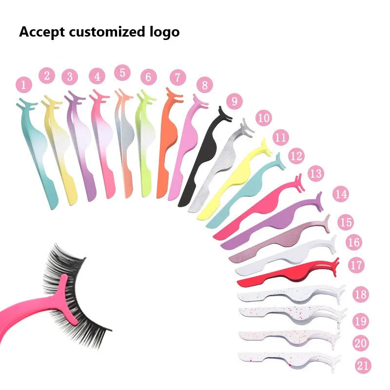 Eyelashes Tweezers High Quality Hot Selling Reusable Tweezers With Custom Logo