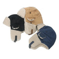 Sewingman B0640Y Warm Lambswool Plain Ski Snow Earflap Men Trooper Winter Hat