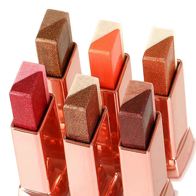 Factory Direct Supply New Style Double Color Matte Glitter Metal Texture Waterproof Two-tone Eyeshadow