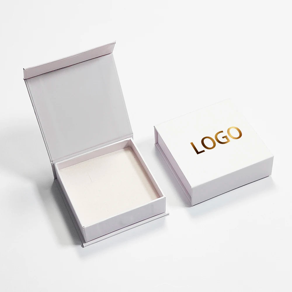 Rectangular Rigid Packaging Bracelet Cute Gift Costum Card Board Luxe Magnetic Jewelry Box
