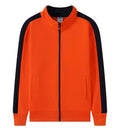 New Custom Logo School Uniform Staff Tricot Jacket Outdoor Full Zip up Workout Jackets College Sports Jacket