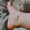 EManco Fashion Women Stainless Steel Anklet Chain Anklet for Girls Summer Beach Anklets