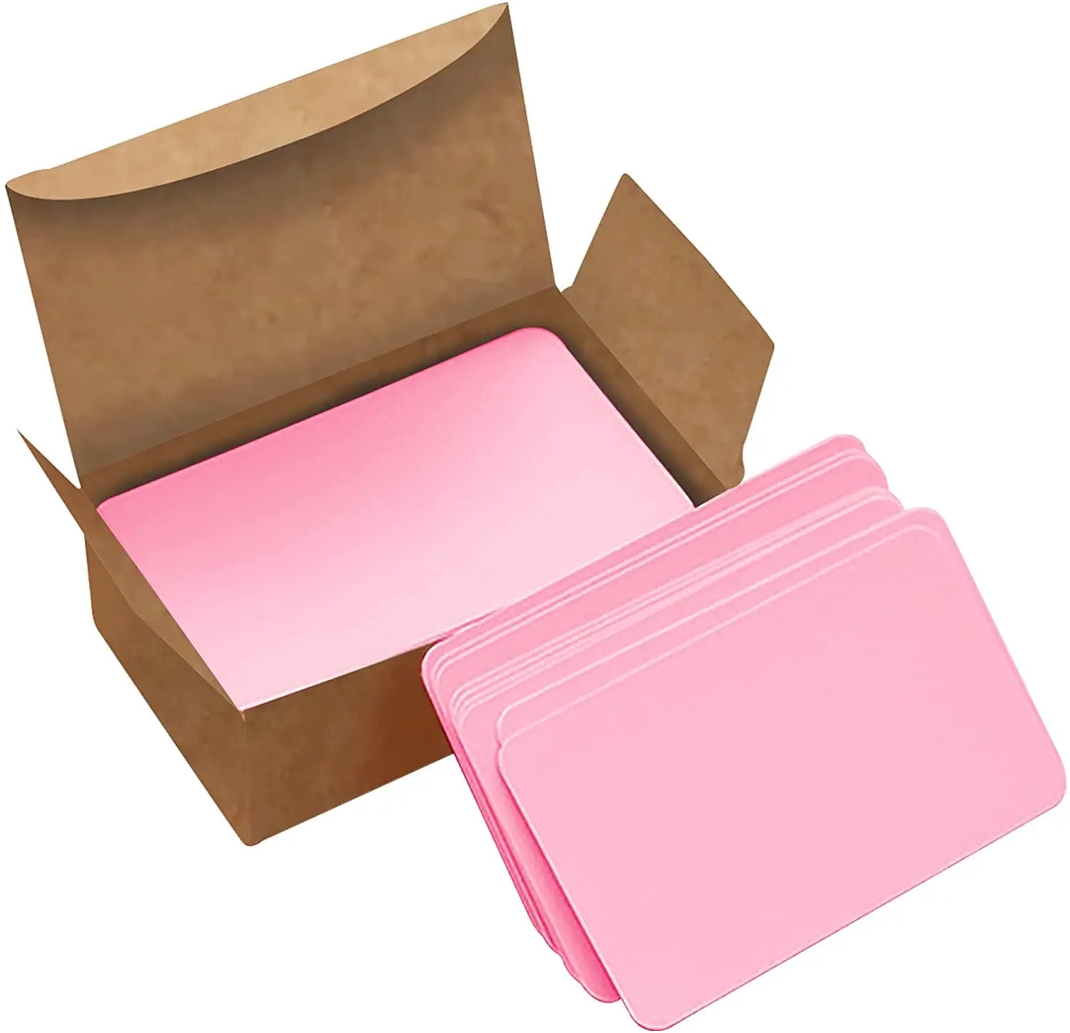 Custom Small Blank Index Cards CMYK Print Wedding Gift Cards Gift DIY Thankyou Card Kraft Paper