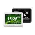 New Design Tabletop 10" Inch Digital Dementia Clock / Calendar With Date Time Alarms Auto Dimming Remote Control