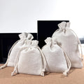 Wholesale 100% Cotton Drawstring Pouch Custom Logo Reusable Eco Friendly Cotton Bag OEM Manufacturer MegaBDM