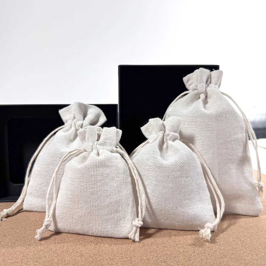 Wholesale 100% Cotton Drawstring Pouch Custom Logo Reusable Eco Friendly Cotton Bag OEM Manufacturer MegaBDM