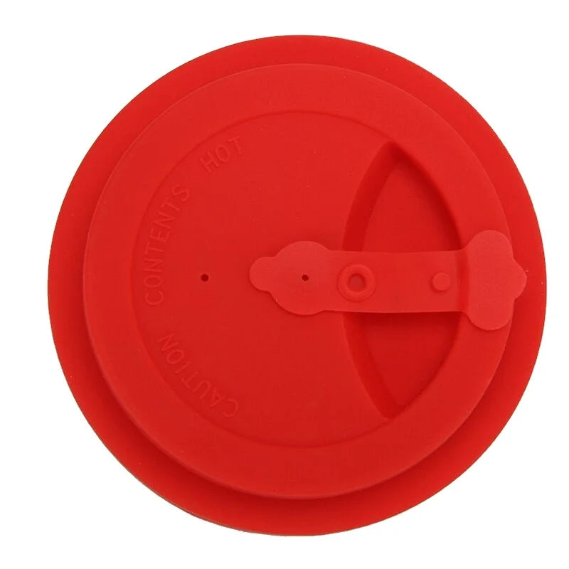 Factory Coffee Cup Lid Leak Proof Safety Stretch Lids for Mug Bpa Free Silicone Carton Tampa De Silicone Para Caneca Round Shape