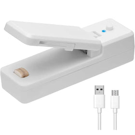 2025 New USB Sealer Rechargeable Two-in-One Household Plastic Bag Heat Sealer Portable Mini Food Heating Sealer