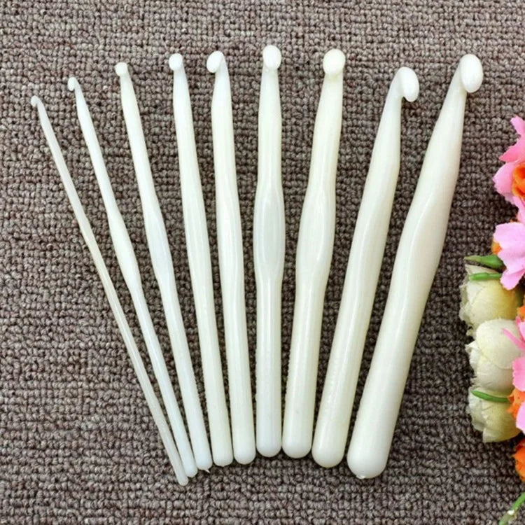 Wholesale White Acrylic 3mm -15mm Knitting Needles Crochet Hooks