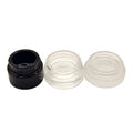 Round 5ml 7ml 9ml 15ml 20ml Glass Cosmetic Cream Jar Round Men's Skin Care Black UV Smell Proof Container