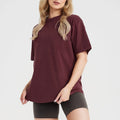 Fitness Clothing Women Short Sleeves Cotton Active Oversize Fit T Shirt for Women