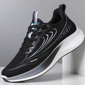 Sneaker the New Men's Trend of 2026 Fly Weave Strap Breathable the Bottom of the Popcorn Running Shoes