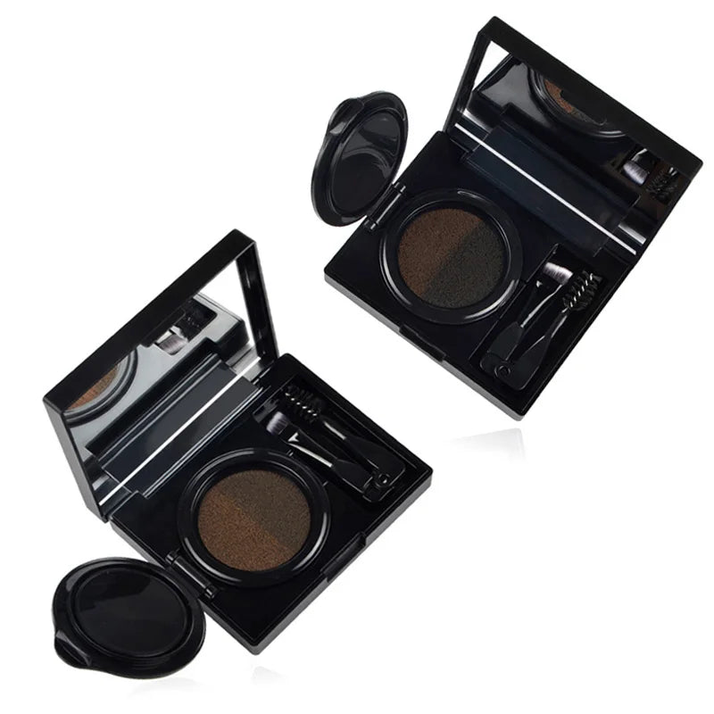 New Genuine Air Cushion Eyebrow Cream 3D Quick Dry Natural Long-lasting Durable Not Easy Decolor Two-Color Waterproof Sweat
